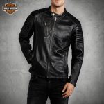 Harley Davidson哈雷戴维森 男士摩托车真皮夹克女士羊皮机车皮衣 男女可选