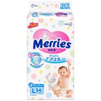 Merries花王 纸尿裤 尿不湿 L54片 (9-14kg 适用 ) (日本进口)