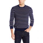 Williams 羊绒Cashmere Striped男式条纹圆领毛衣针织衫