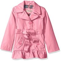 Urban Republic城市共和国 女童褶皱下摆风衣外套