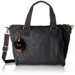 Kipling凯浦林 女式 amiel 手提包 Black (Black Scarlet Emb) 27x24.5x14.5 cm (B x H x T)