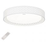 Panasonic松下 棱之阁系列吸顶灯 白色圆形带遥控款卧室LED吸顶灯 HHLAZ1811