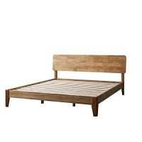 致林 实木床双人床北欧简约现代大床 1.5米床