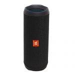 JBL Flip4 音乐万花筒4 蓝牙小音箱 低音炮 防水设计 支持多台串联 便携迷你音响 黑色(美国品牌 香港直邮)