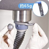 榕力 裂缝克星 多功能水管漏水裂缝修补胶 马桶裂纹胶泥不锈钢玻璃瓷砖管道填缝剂 (65g*2管装)