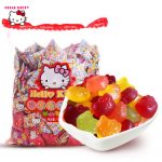Hello Kitty凯蒂猫 软糖 qq糖橡皮糖 高颜值圣诞节糖果批发散装喜糖 1000g