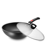 ASD爱仕达 CL32A3WT 炒锅无油烟不粘锅电磁炉炒菜锅燃气无烟锅家用炒锅不沾锅具30cm