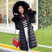 Suna尚纳 韩版真貉子毛领羽绒衣修身气质秋冬保暖羽绒服外套女 多色可选