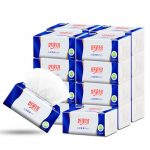 好家风 柔韧抽取式面巾纸 抽纸原生木浆餐巾纸3层120抽18包卫生纸巾整箱家庭装