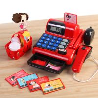 ddung冬己 FDE370 儿童过家家仿真超市大号收款收银机玩具女孩宝宝玩具套装