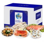 聚天鲜 海鲜礼盒大礼包鲜活冷冻生鲜水产组合黄金蟹鲍鱼海鲜现货年货礼品1835g以上