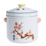 Arst雅诚德 炖盅陶瓷隔水小燕窝盅炖罐内胆蒸蛋碗盅家用燕窝汤盅带盖350ml