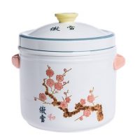 Arst雅诚德 炖盅陶瓷隔水小燕窝盅炖罐内胆蒸蛋碗盅家用燕窝汤盅带盖350ml