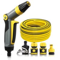 聚百富 蛟龙水枪 洗车水抢高压家用神器浇花冲车刷车喷头水管软管汽车水枪套装工具 5米水管+接头